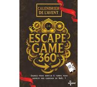 Calendrier de l’Avent Escape Game 360: 24 énigmes interactives et immersives en 360° - Livre Jeux pour adultes - Sortirez-vous à temps pour ouvrir vos cadeaux de Noël ?