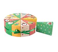 Calendrier Vide - Coffret Surprise Noël, Rangement Festive Modulable, Réutilisable Personnalisé | Décoration Créative Artisanale, Boîtes Cartonnées Remplissables | Pour