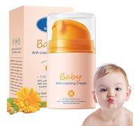 Calendula Baby Cream - Moisturizing and Anti-Cracking Lotion with Vitamin E for Soothing and Gentle Protection of Face and Body - 50g