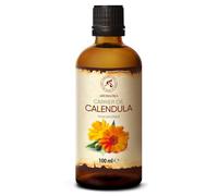 Calendula Carrier Oil 100 ml - Pure & Natural Calendula Officinalis Base Oil for Face, Body & Skin Care - Moisturising Cosmetic Oil for Massage