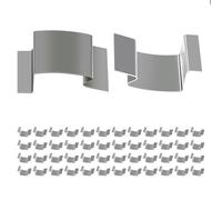 CaLeQi 50pcs Greenhouse Glass ‘G’Clips - Stainless Steel - G-Clamp - Hardware Clamp Vise - Greenhouse Accessories