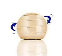 CaLeQi Kinetic Desk Toys, Optical Illusion Rotating Ball Office Stress Toys Metal Top Ball Gift for Men Women Adults and Kid (Golden, Diameter:45mm)