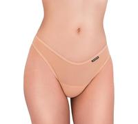 CALERO Gaff Underwear - Tucking Thong, Gaff Panty for Transgender, Crossdressers & Non-Binary - Comfortable Tucking Underwear (UK, Alpha, M, Regular, Regular, Beige)