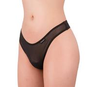 CALERO Gaff Underwear - Tucking Thong, Gaff Panty for Transgender, Crossdressers & Non-Binary - Comfortable Tucking Underwear (UK, Alpha, S, Regular, Regular, Black)
