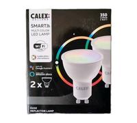 Calex Smart GU10 Lamp bulb 4.9W Multi Colour 345lm Dimmable Google Alexa Siri [EEK: G]