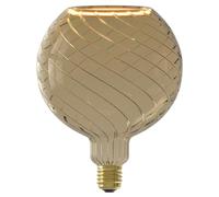 CALEX - Aura Aveiro LED Bulb, Floating Globe Light, E27, Grey, G150 Dimmable Warm White Light, 6W