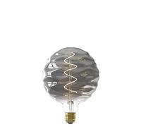 CALEX Bilbao XXL LED Lamp, E27 Socket, 4 W Filament Bulb, Dimmable, Decorative Light Bulb, Titanium, Warm White