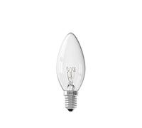 CALEX Classic E14 10W 220-240V 55 Lumen Candle Bulb, Clear