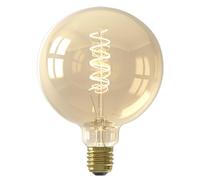 Calex E27 LED G95 Gold Spiral Filament 4W 200LM 2100K Dimmable