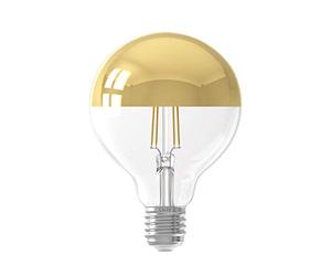 Calex Globelampe Kopfspiegel LED-Filament 4W (ersetzt 40W) E27 Gold 95 mm