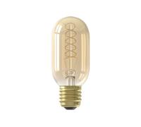 Calex Gold Flex E27 4W 200Lm 360° Amber Tube Extra Warm White Led Dimmable Filament Light Bulb