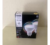 Calex Smart GU10 Lamp bulb 4.9W Multi Colour 345lm Dimmable Google Alexa Siri [EEK: G]