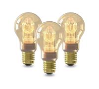CALEX - LED Bulb, E27, A60, Glassfiber, Gold, Dimmable Warm White Light (3)