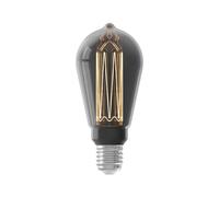CALEX - LED Bulb, E27, ST64, Glassfiber, Titanium, Dimmable Warm White Light