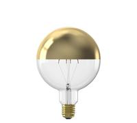 Calex LED Top Mirror Gold 125mm Globe 1800K 4W (20W eqv.) E27 CRi90 Dimmable