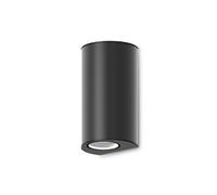 CALEX Monza Outdoor Wall Light, Up and Down, 2X GU10 Socket, IP54, Black | Compatible with GU10 bulbs of your choice up to 35W, featuring an IP54 rating for indoor and outdoor use