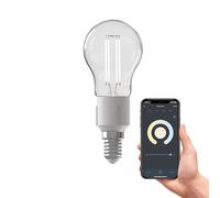 CALEX Smart E14 LED Filament Bulb, Warm White Light, Dimmable, WiFi App