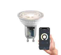 CALEX Smart GU10 LED Spot, Warm White Light, Dimmable, WiFi App