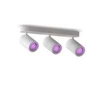 CALEX - Smart LED Ceiling Light, Rotatable Spotlight, GU10 Bulb, App-Controlled, Compatible with Amazon Alexa, Round, Black (White, 3-Spots Oval)