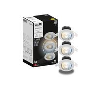 CALEX - Smart LED Downlight White, 3-Pack, WiFi Recessed Ceiling Spot Light, CCT, App and Works with Amazon Alexa and Google Home, Dimmable, 5W