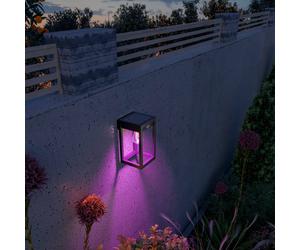 Calex Smart Outdoor Solar Lantern, Sensor, RGBW