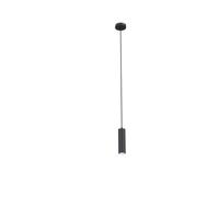 CALEX - Smart Pendant Light, 1-Light, Ceiling Light GU10 Holder, App-Controlled, Compatible with Amazon Alexa, Adjustable Height Fixture, Matt Black