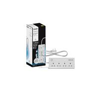 Calex - Smart Power Strip, 1.5m Cable, 4 Sockets and 4 USB-A Ports, Wi-Fi Control, USB Charging, 3680W