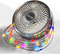 CALEX - String Light 8m, Rechargeable, Retractable Battery Powered Light, RGB &