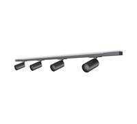 CALEX Tracklight, 2M, 4 GU10 Spots, Matt Black