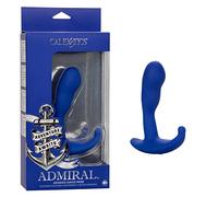 California Exotic Advanced Vibrating Silicone Curved Probe Anal Play Butt Plug