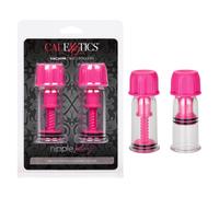 CalExotics Nipple Play Suckers | Pink | Incredible Suction Breast Nipple Enlarge