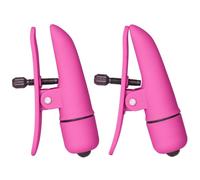CalExotics Nipplettes Vibrating Nipple Clamps Pink