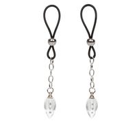 Calexotics Silicone Nipple Play Non-Piercing Lasso Jewellery - Crystal Teardrop