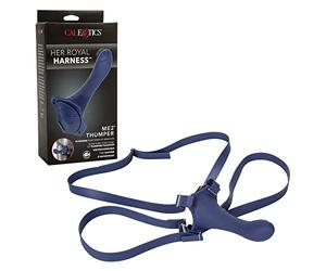 CalExotics Strap On Her Royal Harness Me2 Thumper, 0.43 kg Blue
