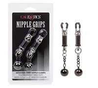 California Exotic Nipple Play Weighted Twist Clamps Gem Jewellery
