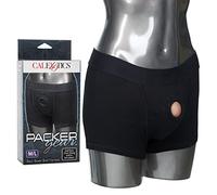 Realistic boxer harness dildo unisex, Length 180 mm, Width 104 mm, Depth 52 mm, Department Couple, Poids 0.120 Kg, Color Black