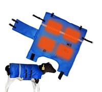 Calf Blanket | Calf Cow Warm Clothes - Comfortable Thickened Belly Protection Windproof Freezing Resistance Soft Heated Blanket For Calves, Sheep, Alpaca, Goats And Dogs