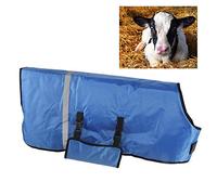 Calf Blanket, Oxford Fabric Sheep Cover Cow Water Proof Clothes Windproof Calf Jacket Livestock Farm Animals Supplies with Thickened Cotton