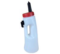 Calf Bottle 2.5L Plastic Nursing Bottle with Detachable Nipple Regulating Valve and Handle, Farm Feeding for Calves Lambs and Baby Goats