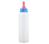 Calf Bottle 500ml Water Nipple Feeder for Livestock | Lamb Milking Feeder for Puppy Dwarf Cow Goat Doeling Farm Barn Ranch Fence Backyard