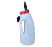 Calf Bottle with Detachable Nipple 4L Plastic Nursing Bottle with Regulating Valve and Handle Farm Equipment Calf, Farm Equipment, Goat, Goat Bottles for Feeding Baby Goats