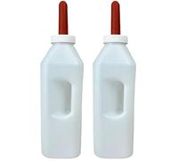 Calf Bottles And Nipples, 2Pcs Calf Bottle 5x17 Inch 3L Long Silicone Nipple Bottle with Ergonomic for Farm