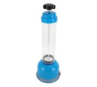 Calf Breathing Pump Dual Nut Design Sturdy Handle Blue Color, Comfortable to Grip, Uninterrupted Gas Delivery, Extended Lifespan Calf Health Breathing Pump (Plastic Steel,