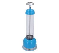 Calf Breathing Pump Stainless Steel Suction Portable Newborn Respirator Livestock Emergency (Black) (Blue)