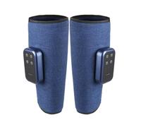 Calf Massager for Restless Leg Syndrome Relief, 2 PCS Leg Massager Compression, Cordless Calf Massagers with Heating Function, 3 Heating(40-60°)(Blue)