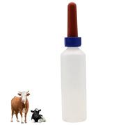 Calf Milk Bottle, 500ml Plastic Lamb Feeding Bottle with Nipple, Baby Livestock Milk Feeder Bottles, Lamb Nursing Bottles for