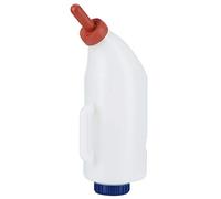 Calf Milk Bottle Large Capacity 4L Durable Plastic Rubber Livestock Feeding Tool with Detachable Nipple and Handle for Cattle Farm Calf Rearing
