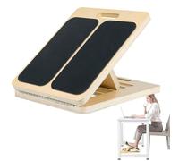 Calf Slant Board, Foldable Foot Tilt Plate, Portable Wooden Slant Board for Calf Stretching for Knees Ankle Heel Feet Leg