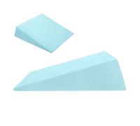 Calf Stretcher, Knee Wedge, Calf Straightener, Mobilisation Wedge for Stretching, Leg Stretcher, Calf Stretcher, Squat Wedge, Black/Blue, 32.5 x 30 x 9 cm, Pack of 1
