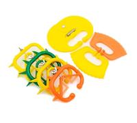 Calf Weaner 30Pcs Plastic Cattle Nose Ring Calf Cow Weaner Durable Anti Sucking Milking Stop Kit Farm Products(Type A)